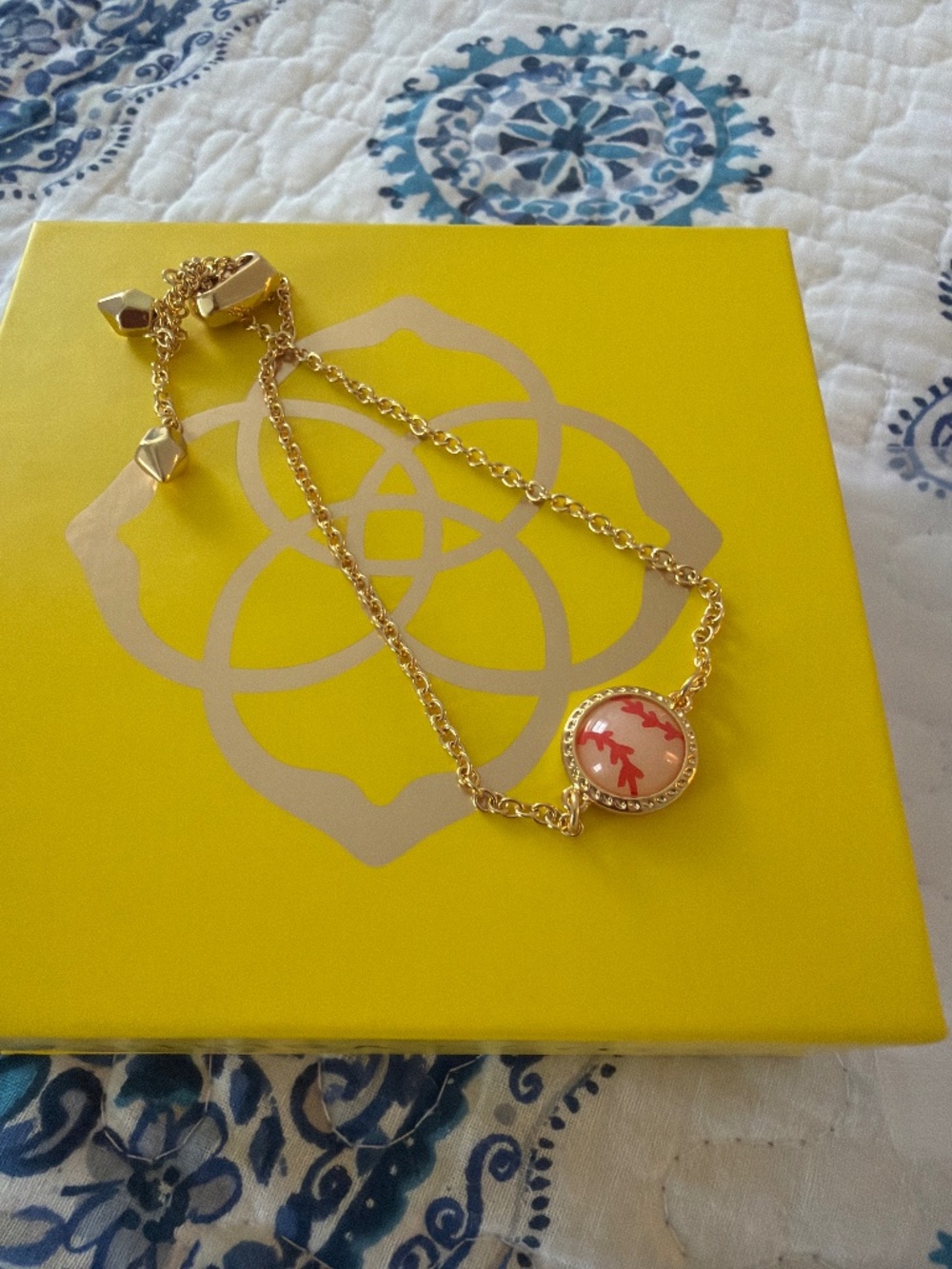 Kendra Scott baseball bracelet NWOT